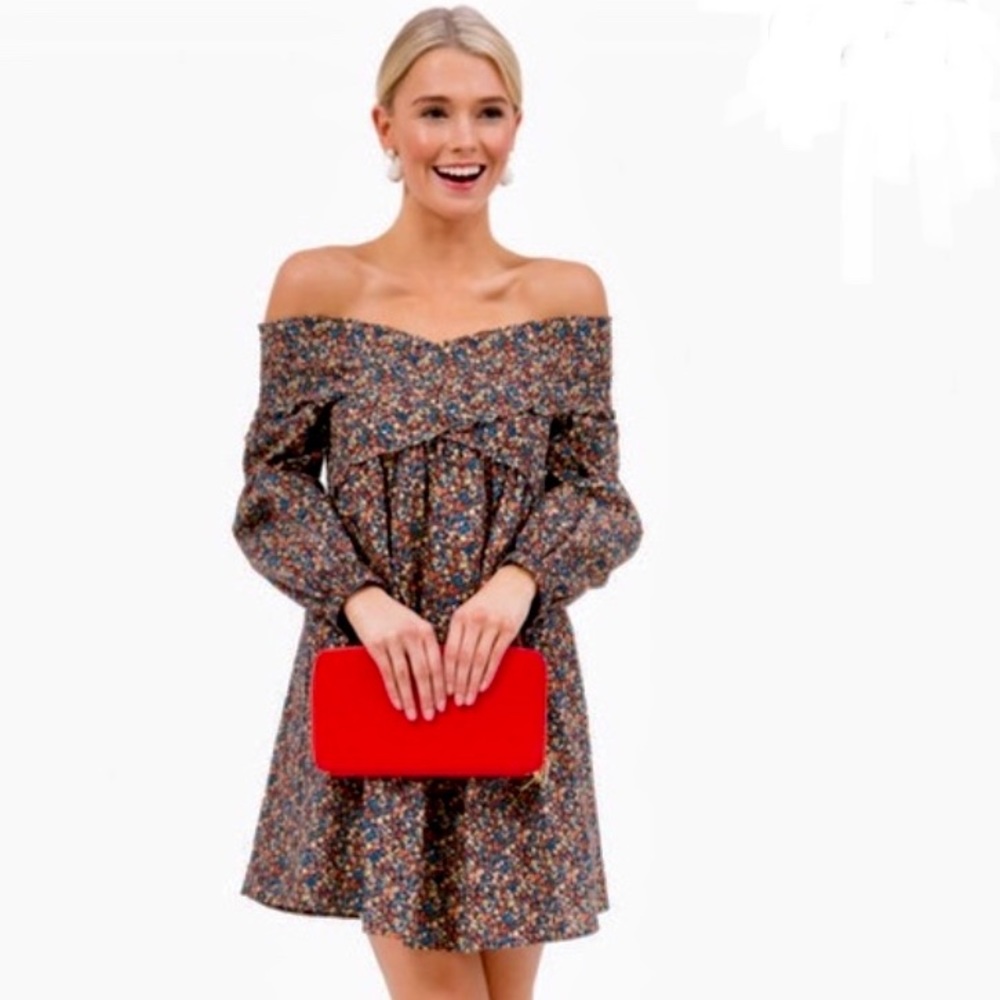 Floral Off-Shoulder Dress